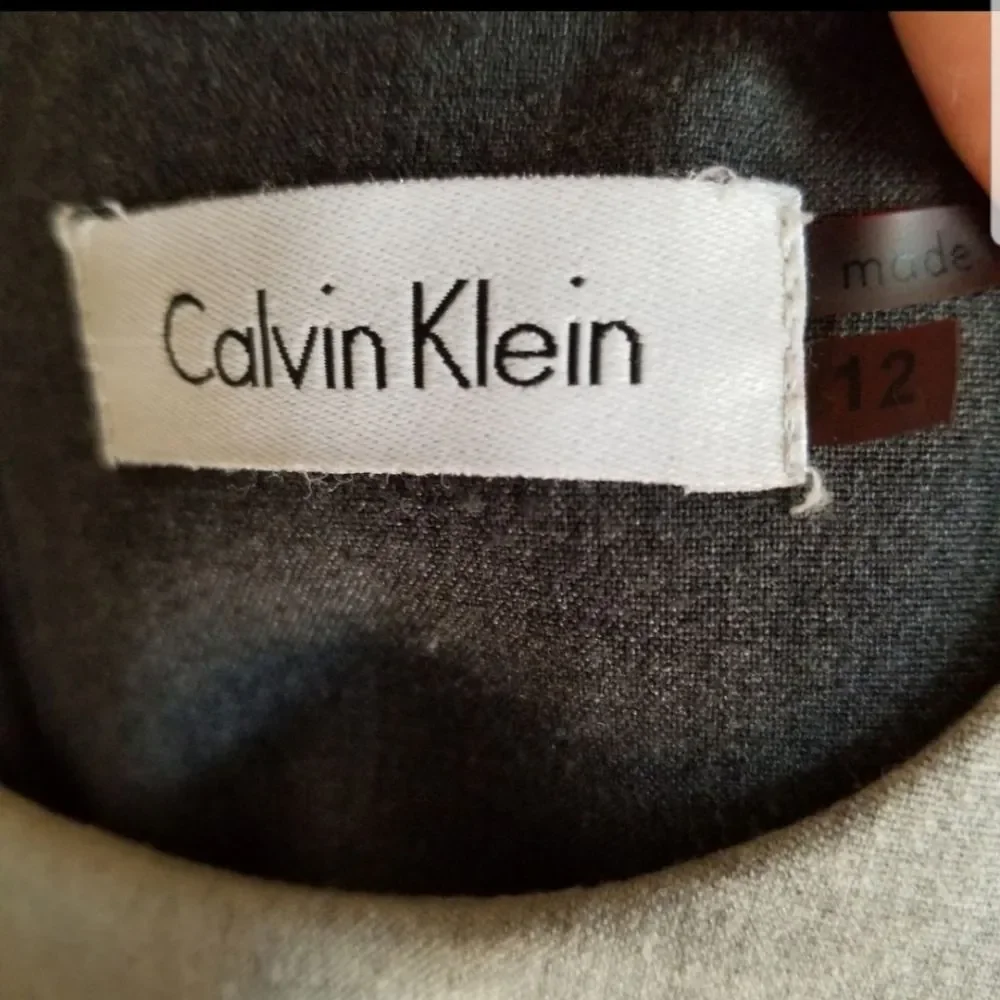 Calvin Klein Dress Color Block Sleeveless Dress Size 12 - Picture 7 of 8
